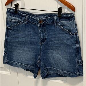 Maurices Dark Blue Jean Shorts